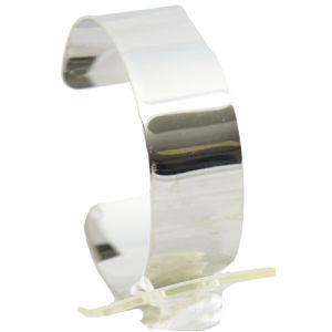 Mayleigh Cuff Bracelet in Silver - Small Image