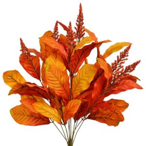 Magnolia Leaf & Astilbe Bush x12, 21