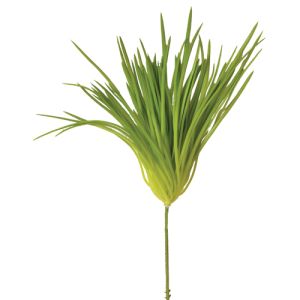 Soft Grass Leaf Pick 8 Inches in Green - Small Image