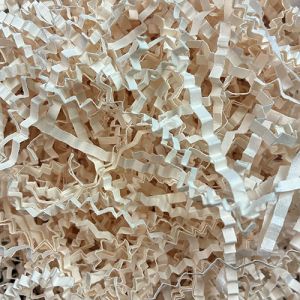 Pioneer Crinkle Paper Basket Fill 10 lbs - Ivory