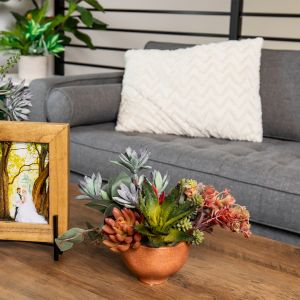 **ONLY 1 LEFT!** Premade Succulent Design #PW1598 - Multi