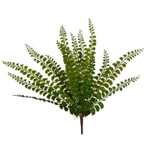Real Touch Mixed Lace Fern Bush x16, 20