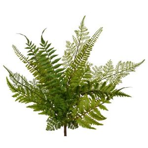 Real Touch Mixed Lace Fern Bush x16, 20