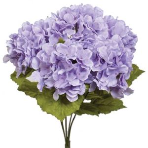 PWH2085- Our silk hydrangea bush includes 5 stems and comes in 35 Vibrant colors. 
