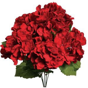 PWH2085- Our silk hydrangea bush includes 5 stems and comes in 35 Vibrant colors. 