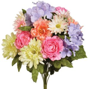 Mixed Peony & Daisy Bush x12, 19