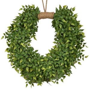 Hanging Ruscus Wreath 18x25
