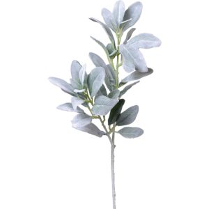 Flocked Lamb's Ear Spray 28 Inches in Green - Small Image