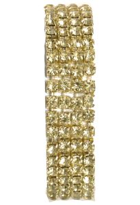 Rock Candy Corsage Bracelet in Champagne - Small Image