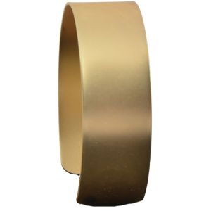Riley Cuff Bracelet in Gold Matte, without shine - Small Image