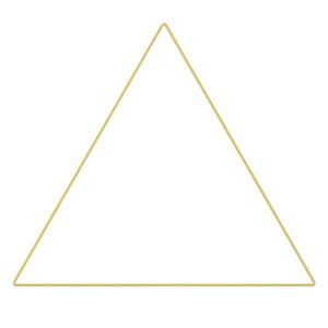 Triangle Wire Wreath Form 18