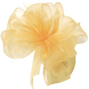 #9 Simply Sheer Ribbon 100 Yards in Gold - Small Image
