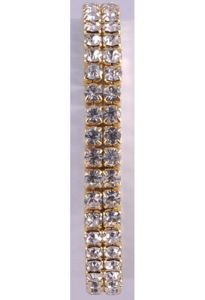 Sophisticated Lady Corsage Bracelet in 24 Karat Gold-  Small Image