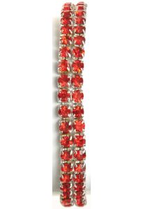Sophisticated Lady Corsage Bracelet in Ruby, a red color - Small Image