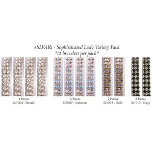 Sophisticated Lady Variety Pack 12 Pieces Per Pack in Assorted Colors - Small Image