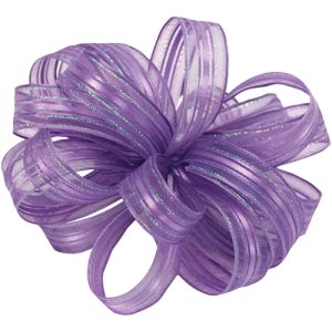 #3 Veronica Ribbon 25 Yards in Purple/Opal - Small Image