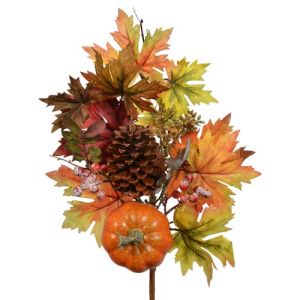 Pumpkin, Berry & Maple Leaf Spray 18