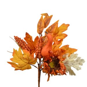 Sunflower & Gourd Spray 16