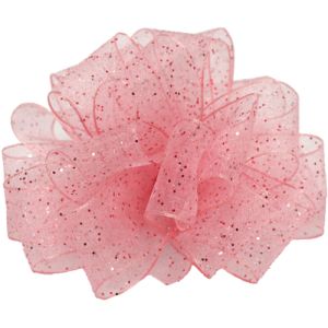 Wired Flash Ribbon 25 Yards in Pink - Base -Small Image 
