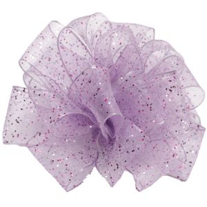 Wired Flash Ribbon 25 Yards in Purple - Small Image